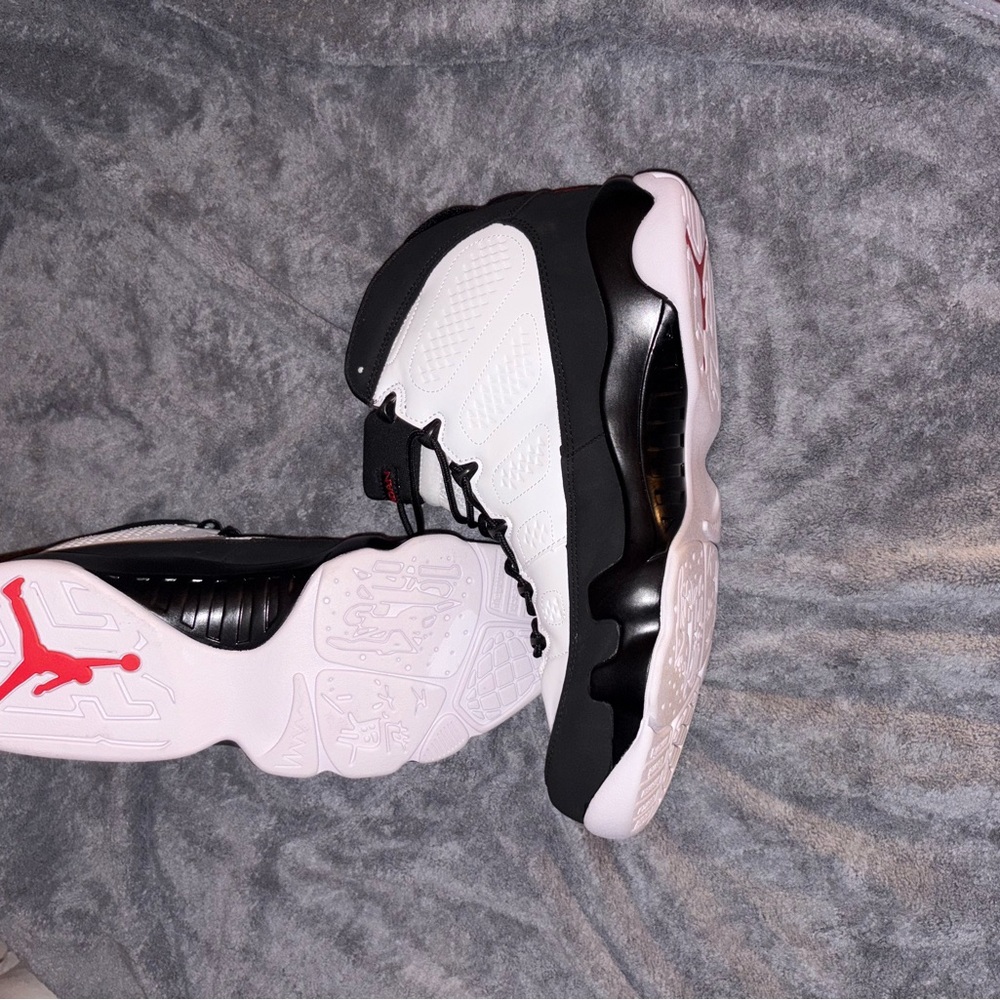 Air Jordan Black and White Sneakers